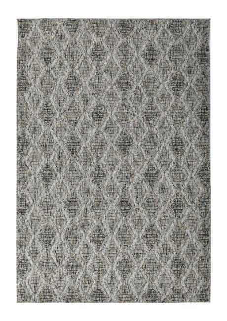 Dynamic Rugs Leon 13605 Power Loomed Modern Grey/Beige Rug - Rectangular