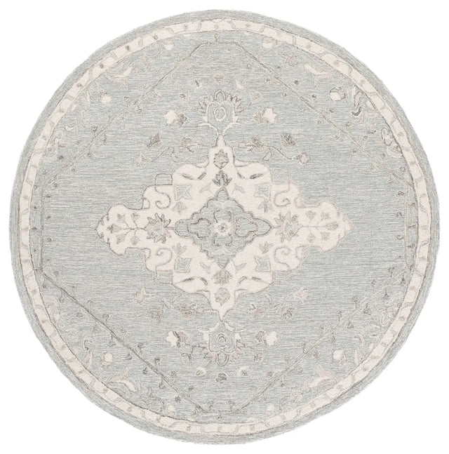Safavieh Metro 6'-0" x 6'-0" Rug in Grey / Ivory