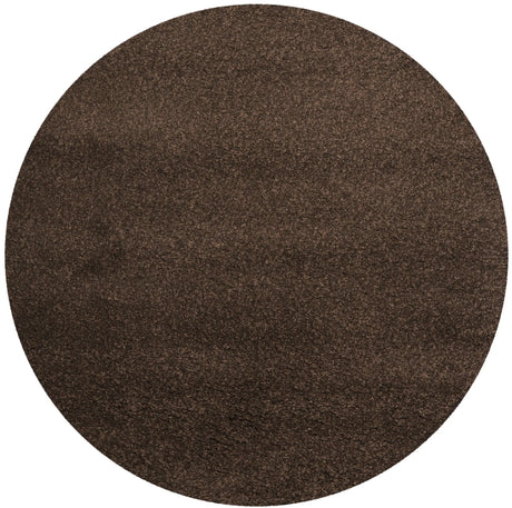 Safavieh Santa Monica Shag 6'-7" x 6'-7" Rug in Brown