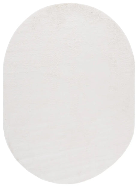 Safavieh Faux Rabbit Fur 5'-0" x 7'-0" Rug in Beige