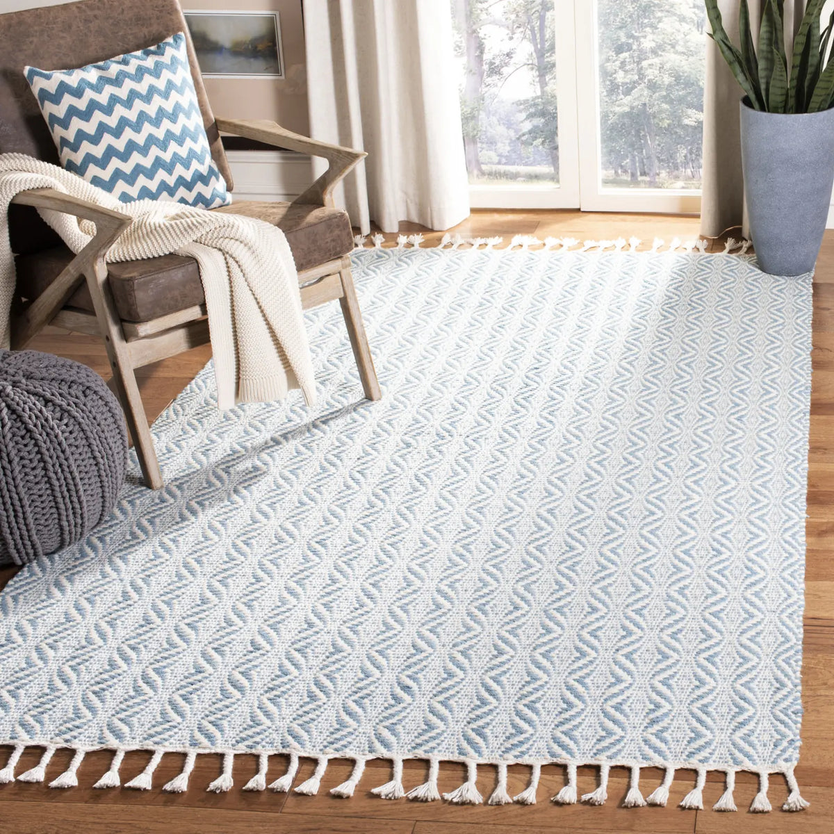 Safavieh Natura 5'-0" x 8'-0" Rug in Blue
