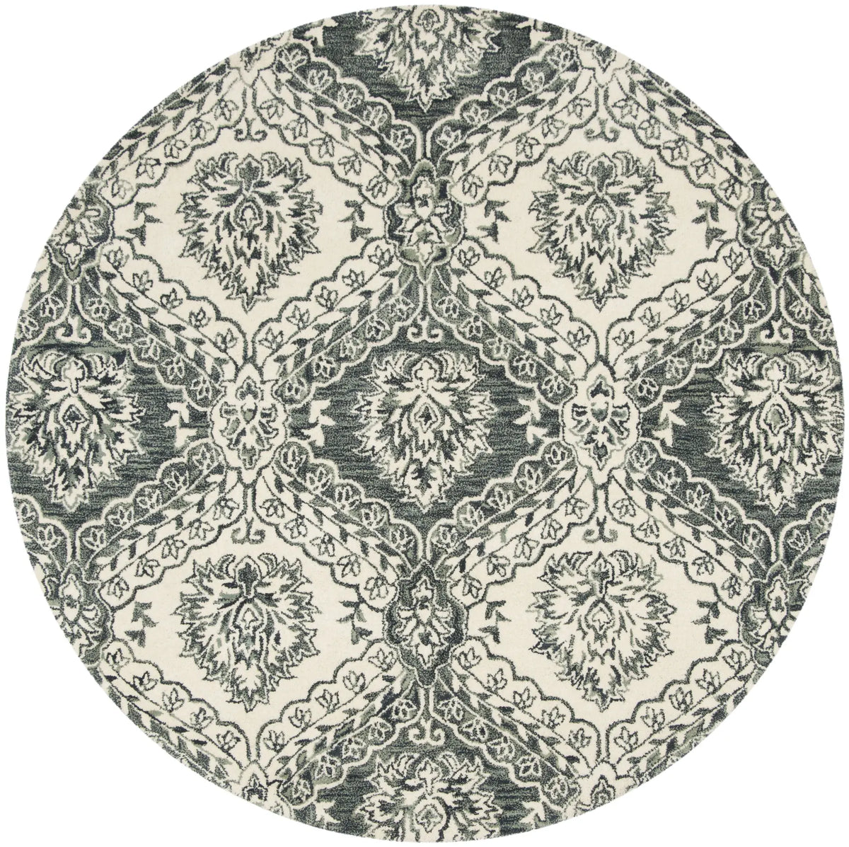 Safavieh Blossom 6'-0" x 6'-0" Rug in Blue / Ivory