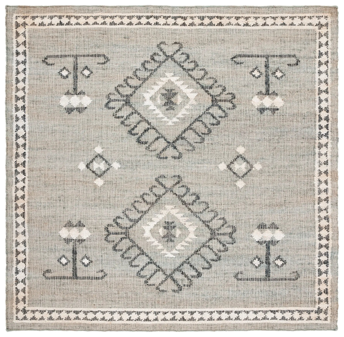 Safavieh Kilim 7'-0" x 7'-0" Rug in Blue / Black