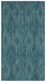 Safavieh Courtyard 2'-0" x 3'-7" Rug in Turquoise / Blue