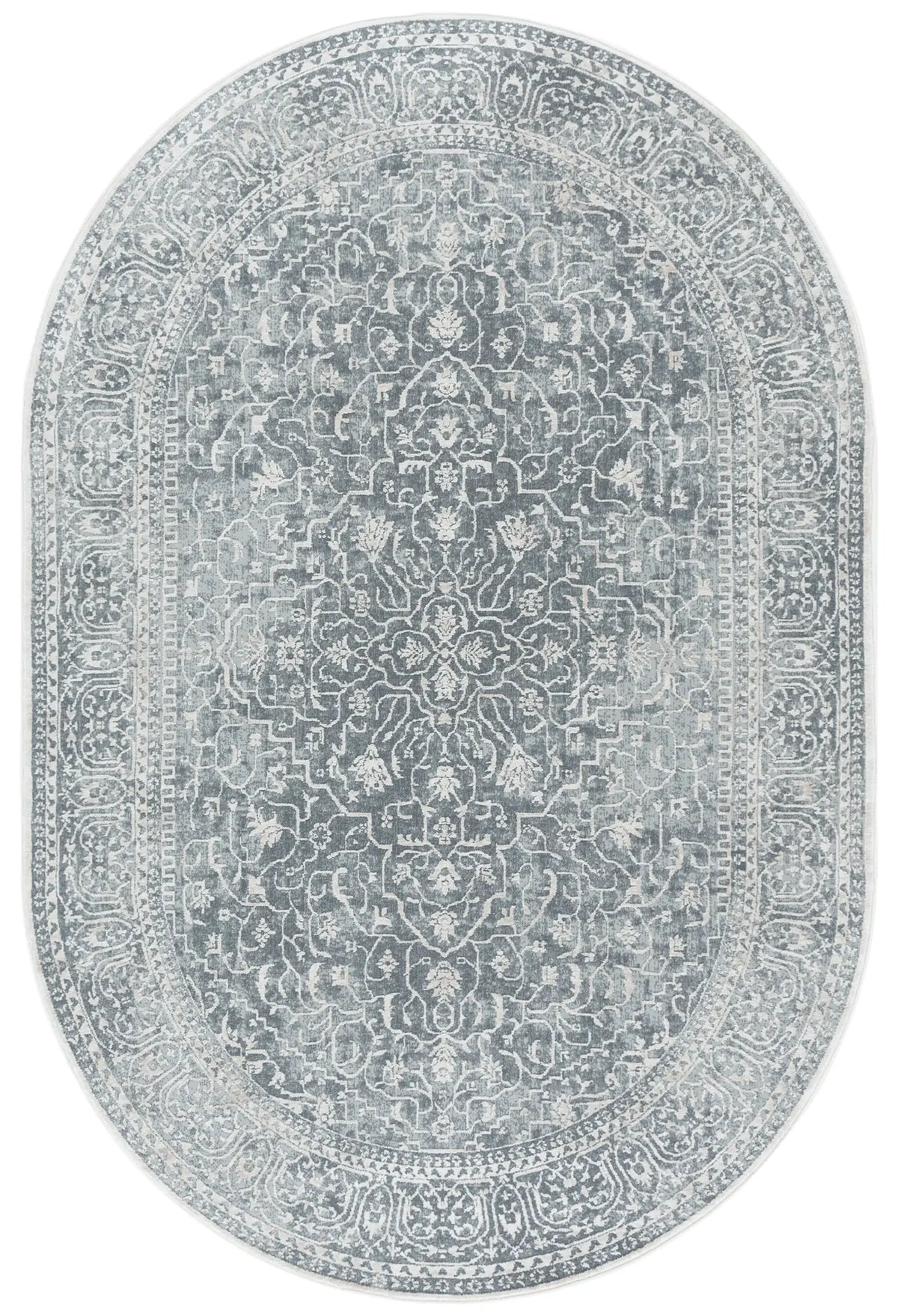 Safavieh Reflection 5'-1" x 7'-6" Rug in Dark Grey / Cream