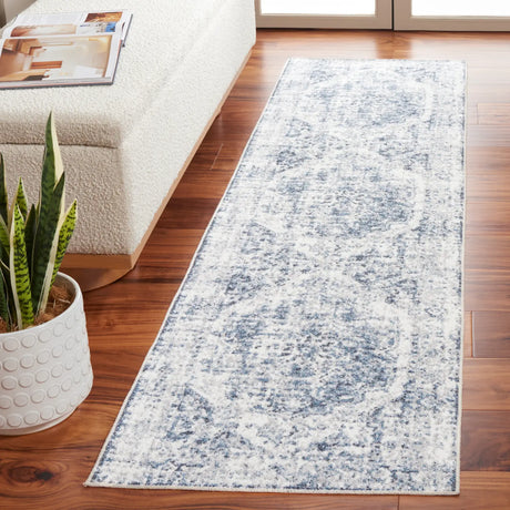 Safavieh Baltimore 2'-2" x 10'-0" Rug in Light Grey / Blue