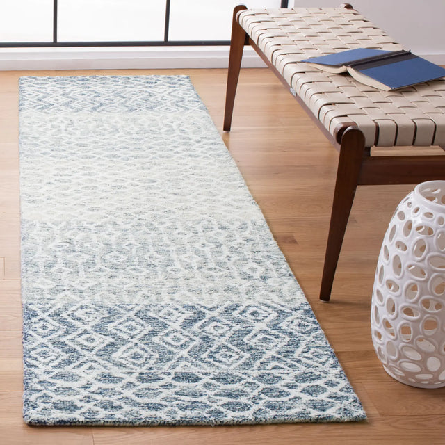Safavieh Glamour 2'-3" x 8'-0" Rug in Blue / Ivory