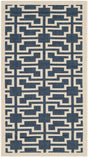 Safavieh Courtyard 2'-0" x 3'-7" Rug in Navy / Beige
