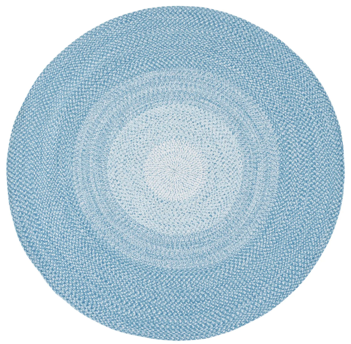 Safavieh Braided 5'-0" x 5'-0" Rug in Aqua