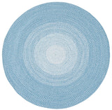 Safavieh Braided 5'-0" x 5'-0" Rug in Aqua