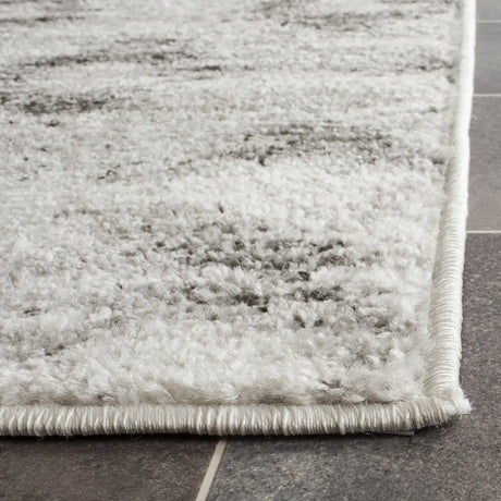 Safavieh Adirondack 2'-6" x 10'-0" Rug in Silver / Charcoal