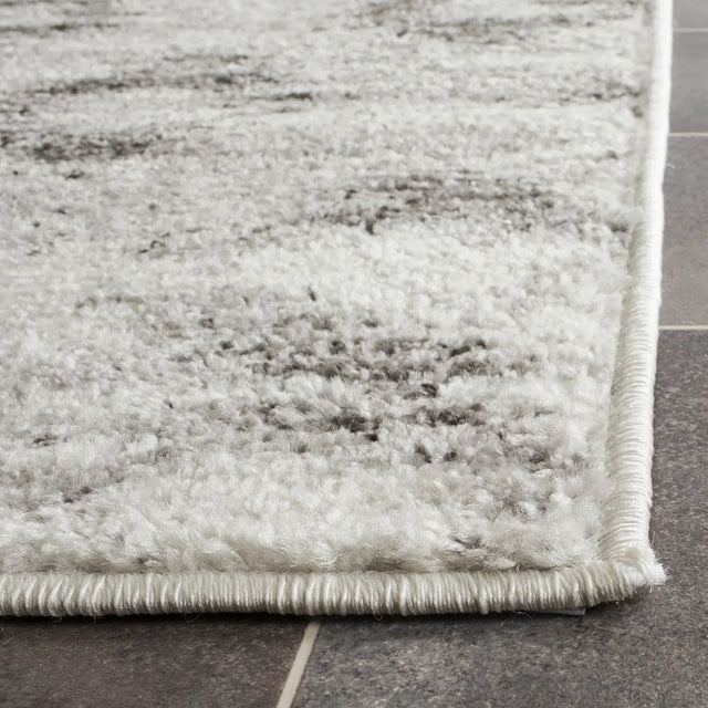 Safavieh Adirondack 2'-6" x 10'-0" Rug in Silver / Charcoal