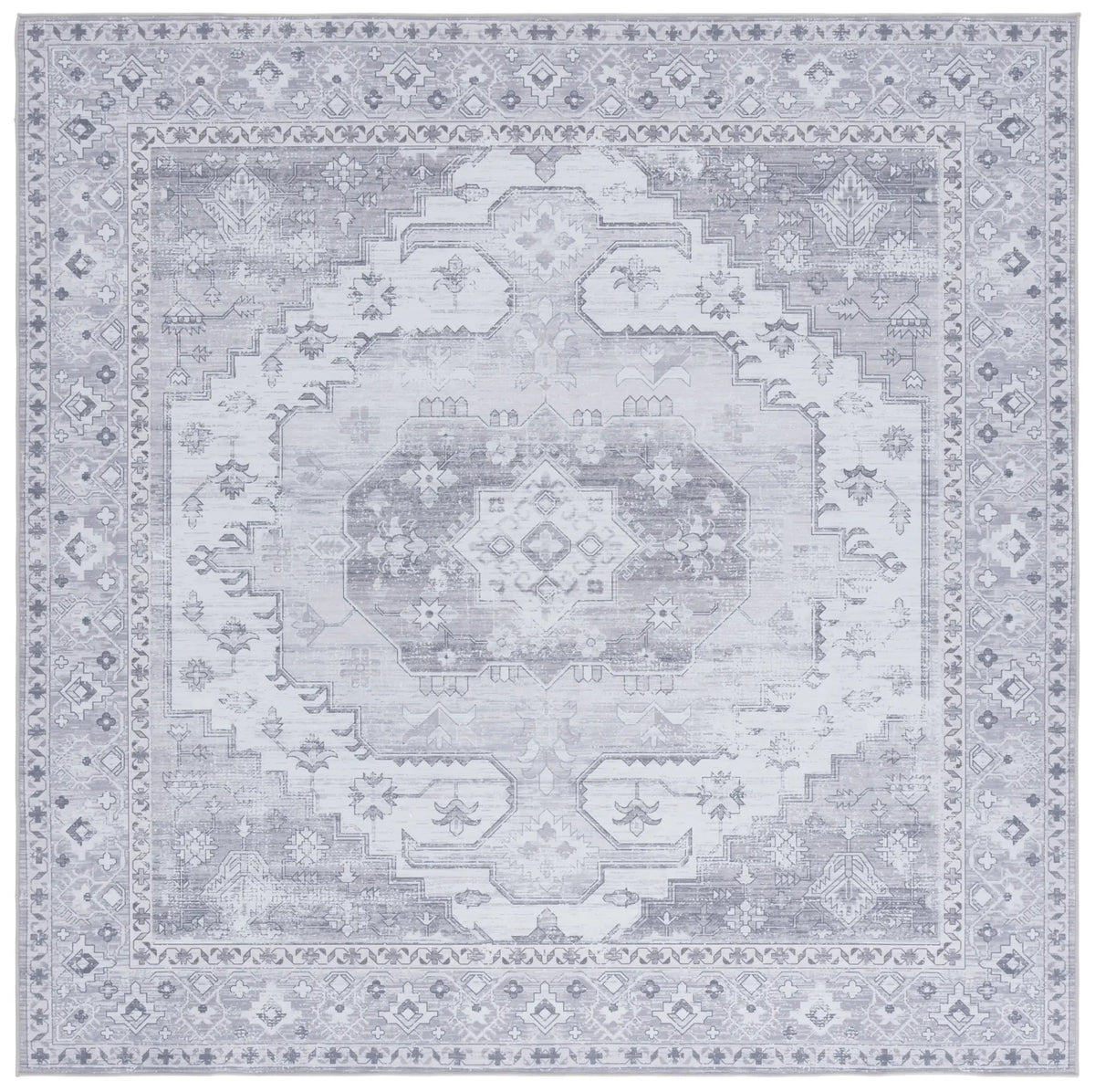 Safavieh Tucson 6'-0" x 6'-0" Rug in Light Grey