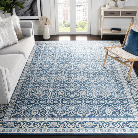 Safavieh Brentwood 10'-0" x 13'-0" Rug in Navy / Light Grey