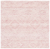 Safavieh Metro 6'-0" x 6'-0" Rug in Dark Pink / Ivory