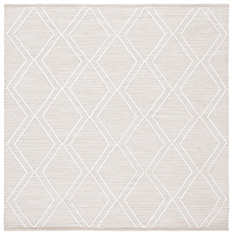 Safavieh Kilim 6'-0" x 6'-0" Rug in Natural / Ivory