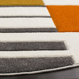 Safavieh Hollywood 10'-0" x 10'-0" Rug in Ivory / Peacock Blue
