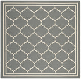 Safavieh Courtyard 6'-7" x 6'-7" Rug in Grey / Beige