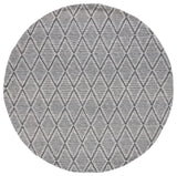 Safavieh Marbella 6'-0" x 6'-0" Rug in Light Grey / Black