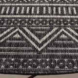 Safavieh Beach House 6'-7" x 6'-7" Rug in Charcoal / Grey