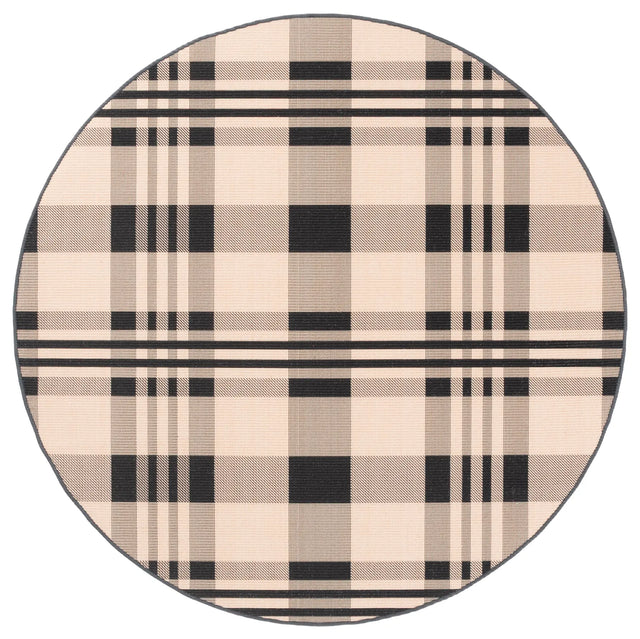 Safavieh Natural Fiber 6'-0" x 6'-0" Rug in Natural / Black