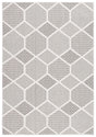 Safavieh Global 4'-0" x 6'-0" Rug in Grey / Ivory