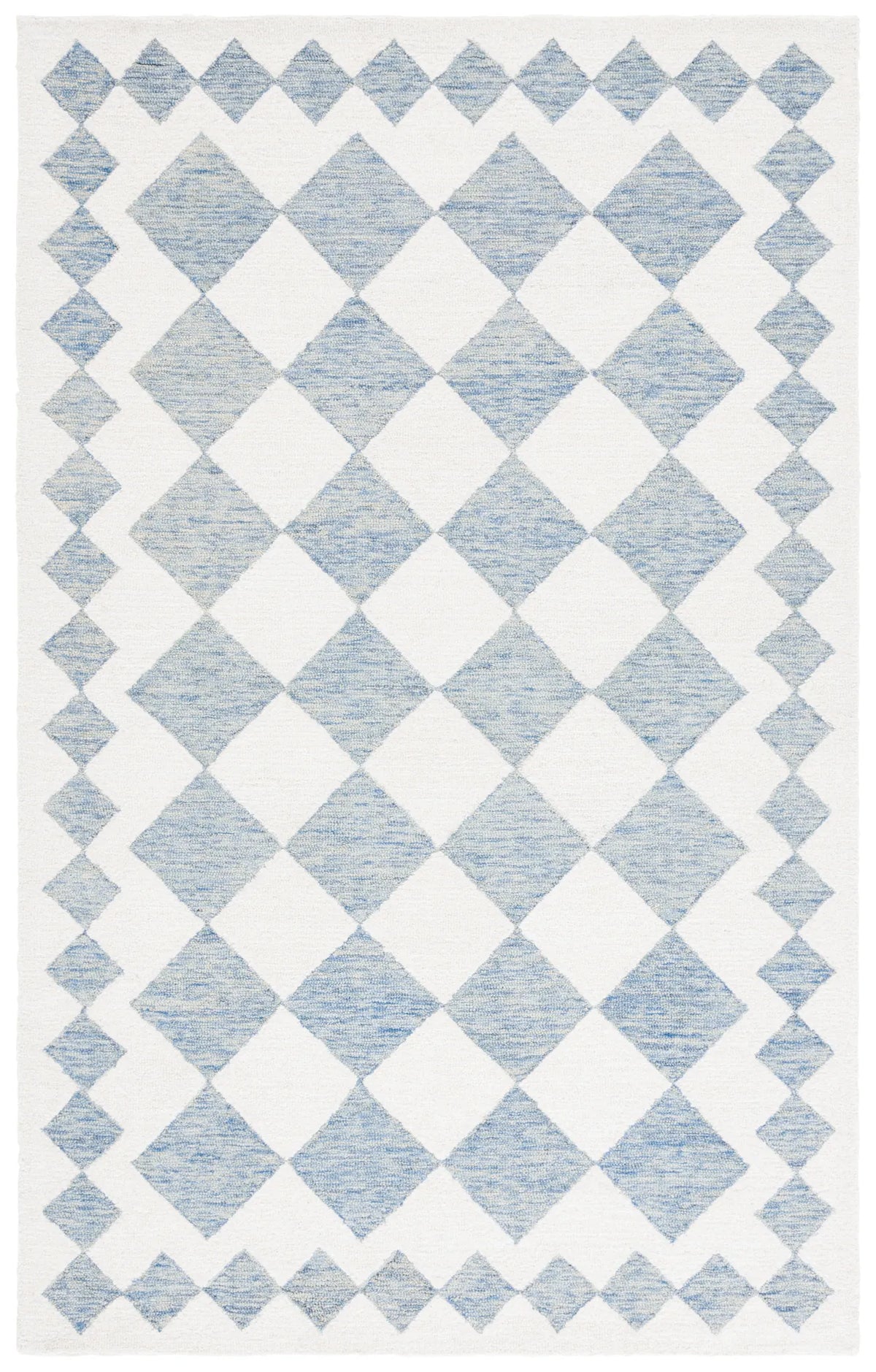 Safavieh Ebony 4'-0" x 6'-0" Rug in Blue / Ivory