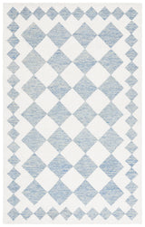 Safavieh Ebony 4'-0" x 6'-0" Rug in Blue / Ivory
