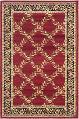 Safavieh Lyndhurst 3'-3" x 5'-3" Rug in Red / Black