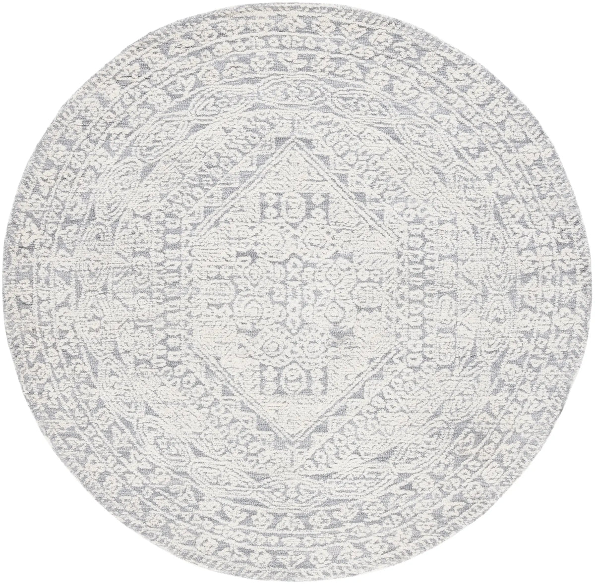 Safavieh Metro 6'-0" x 6'-0" Rug in Grey / Ivory