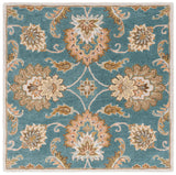 Safavieh Heritage 6'-0" x 6'-0" Rug in Blue / Yellow