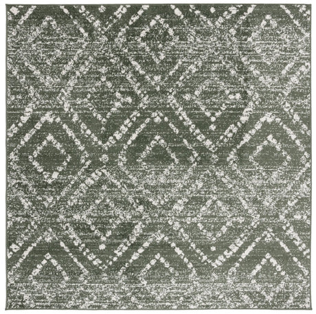 Safavieh Adirondack 6'-0" x 6'-0" Rug in Dark Green / Ivory