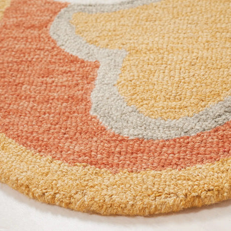 Safavieh Novelty 5'-0" x 5'-0" Rug in Rust / Gold