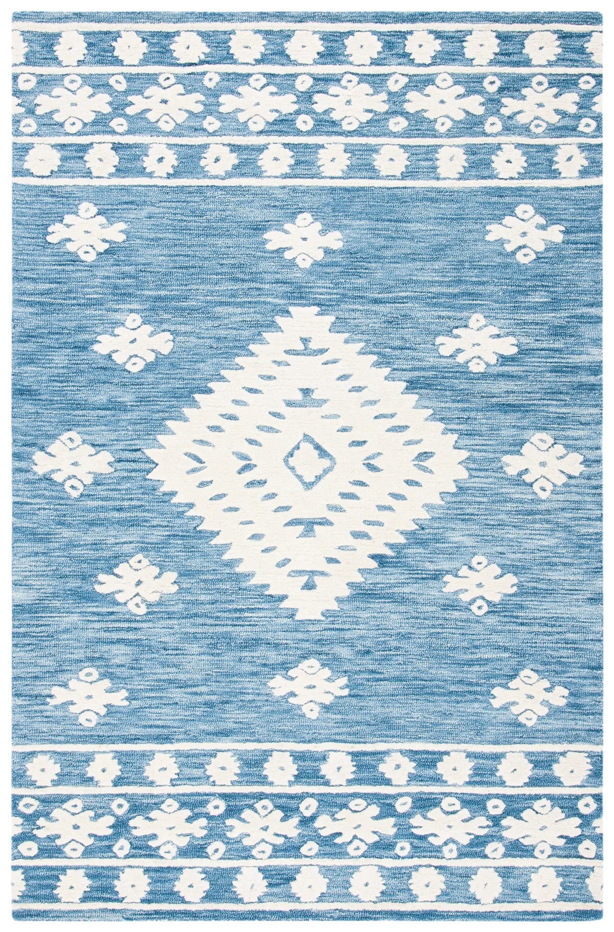 Safavieh Aspen 4'-0" x 6'-0" Rug in Blue / Ivory
