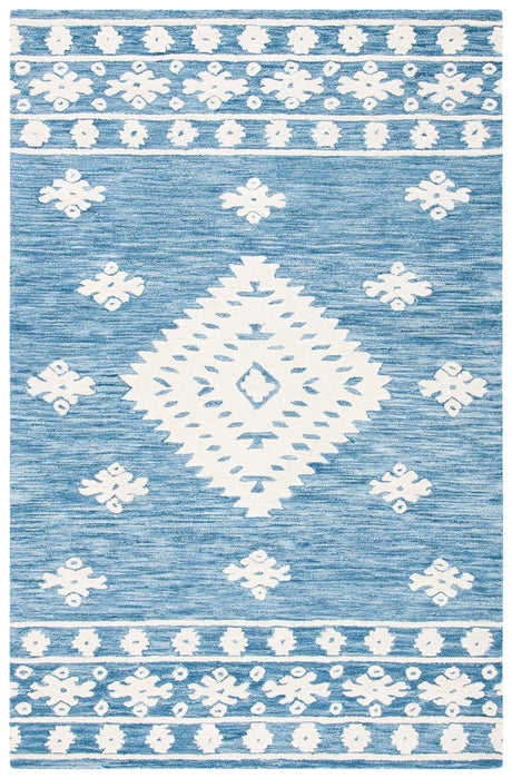 Safavieh Aspen 4'-0" x 6'-0" Rug in Blue / Ivory