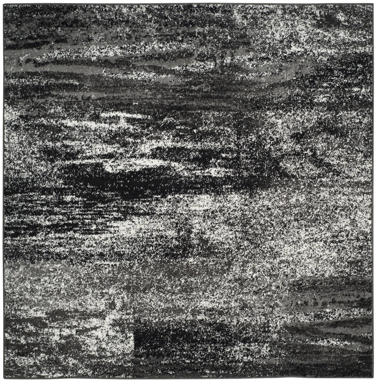 Safavieh Adirondack 5'-0" x 5'-0" Rug in Silver / Black