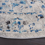 Safavieh Madison 6'-7" x 6'-7" Rug in Ivory / Blue