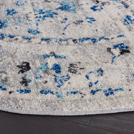 Safavieh Madison 6'-7" x 6'-7" Rug in Ivory / Blue