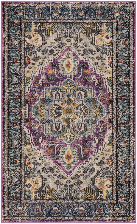 Safavieh Monaco 3'-0" x 5'-0" Rug in Violet / Light Blue