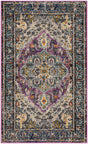 Safavieh Monaco 3'-0" x 5'-0" Rug in Violet / Light Blue