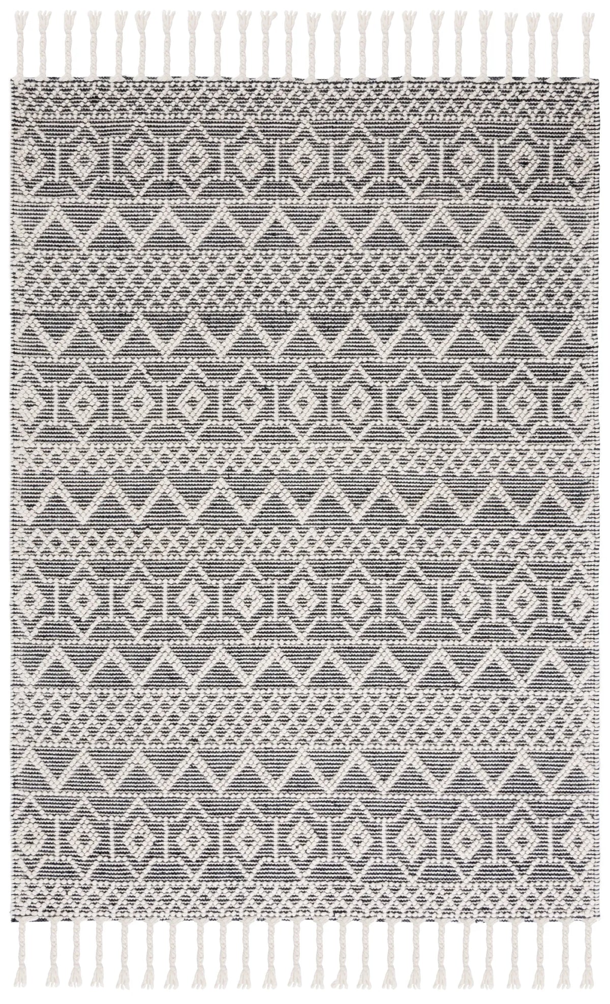 Safavieh Natura 4'-0" x 6'-0" Rug in Ivory / Black