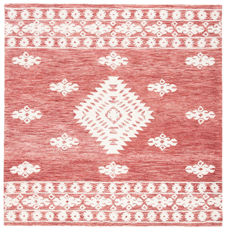 Safavieh Aspen 7'-0" x 7'-0" Rug in Rust / Ivory