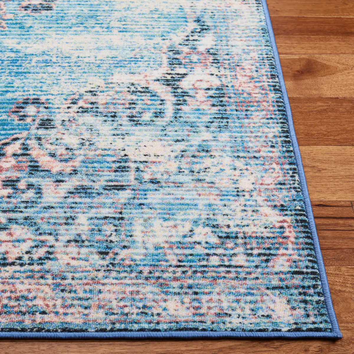 Safavieh Journey 4'-4" x 6'-0" Rug in Turquoise / Pink