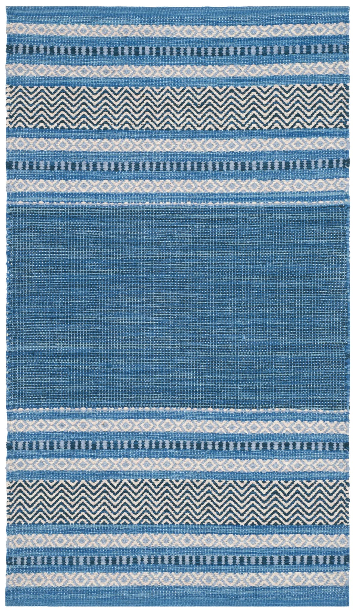 Safavieh Montauk 2'-6" x 4'-0" Rug in Blue / Grey