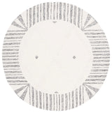 Safavieh Casablanca 6'-0" x 6'-0" Rug in Ivory / Black