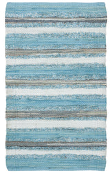 Safavieh Montauk 3'-0" x 5'-0" Rug in Aqua / Multi