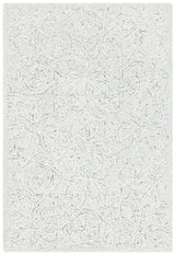 Safavieh Micro-Loop 4'-0" x 6'-0" Rug in Grey / Ivory