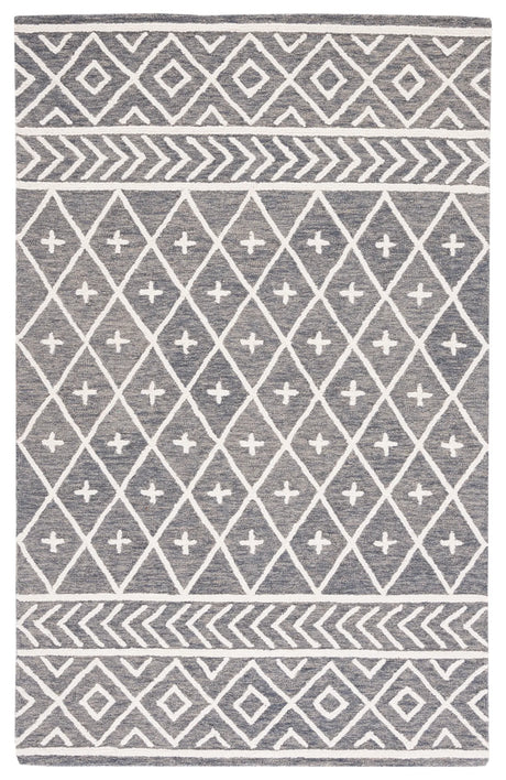 Safavieh Metro 4'-0" x 6'-0" Rug in Grey / Ivory