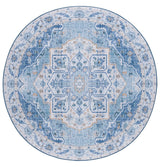 Safavieh Tucson 6'-0" x 6'-0" Rug in Light Blue / Blue