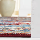 Safavieh Bayside 4'-0" x 6'-0" Rug in Blue / Red